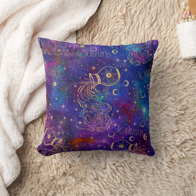 Coussin Aquarius Galaxy Jeu d'oreiller (Couverture)