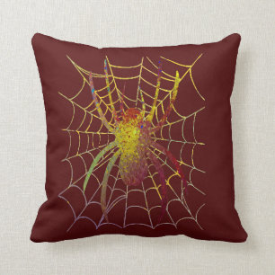 Coussin Araignée d'art