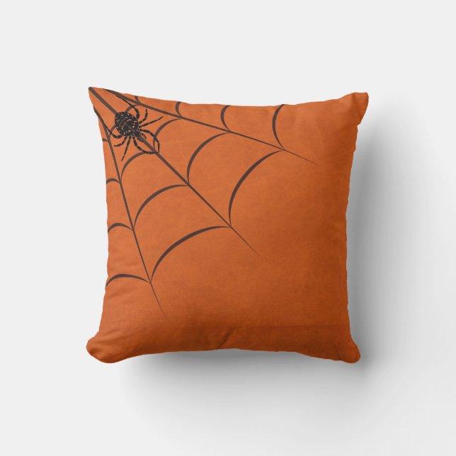 Coussin Araignée d'Halloween (Recto)