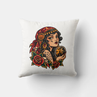 Coussin Araignée / Femme Gitane