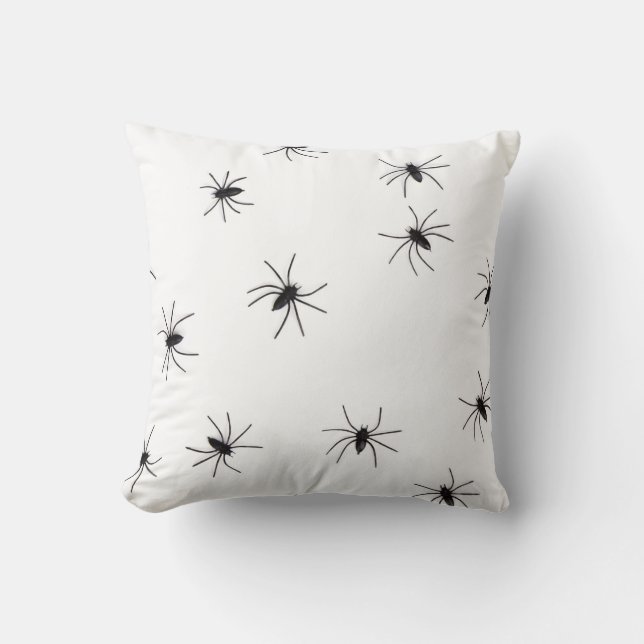 Coussin Araignées Éffrayantes décoratives Halloween sans c (Recto)