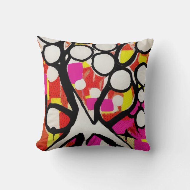 Coussin Arborescence familiale (Recto)