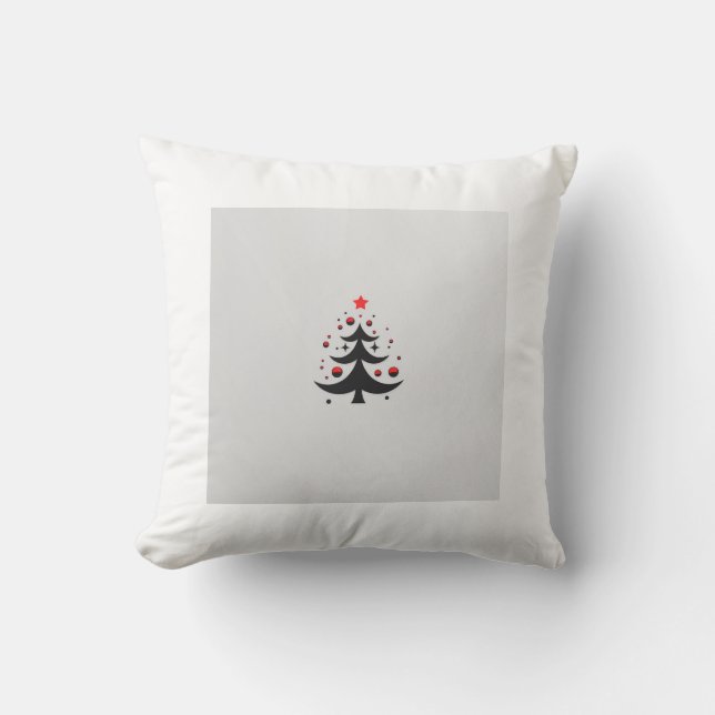 Coussin Arbre de Noël Mini design mignon Jeu d'oreiller (Recto)