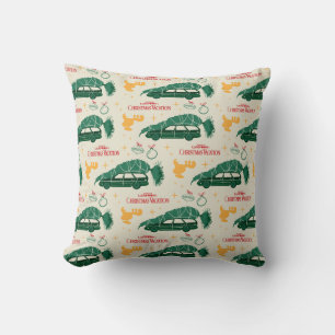 Coussin Arbre de Noël national Lampoon sur Motif automobil