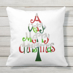 Coussin Arbre de Noël très joyeux