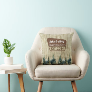 Coussin Arbre de pin personnalisé et confortable pour l'ex