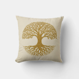 Coussin Arbre de vie Géométrie sacrée Jeu d'oreiller
