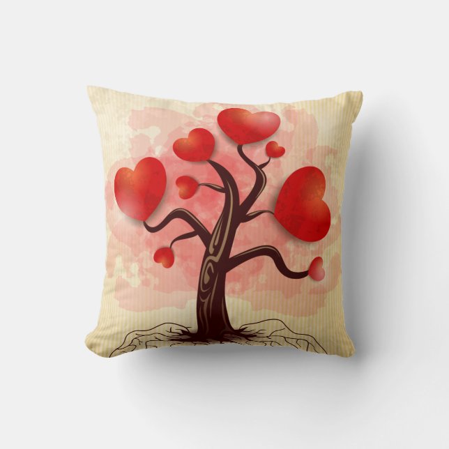 Coussin Arbre des coeurs (Recto)