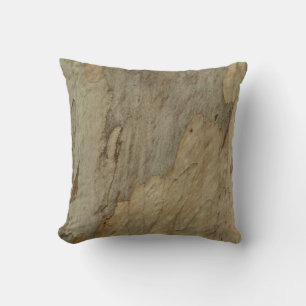 Coussin Arbre écorce III Abstrait naturel texturé