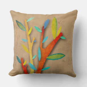 Coussin Arbre Feuilles colorées