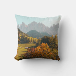 COUSSIN ARBRES VERTS ET CHAMP DE GRASS