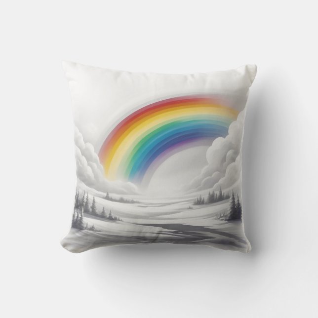 Coussin Arc-arc blanc (Recto)