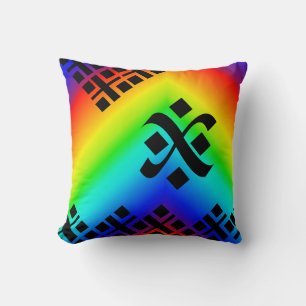 Coussin Arc-en-ciel
