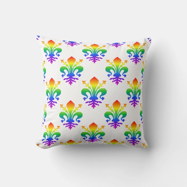 Coussin Arc-en-ciel (Recto)