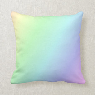 Coussin Arc-en-ciel en pastel