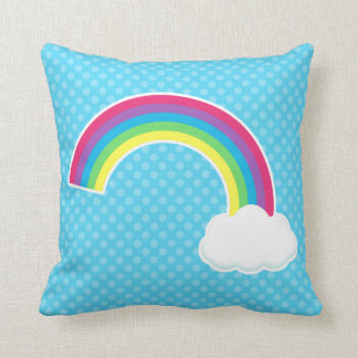 Coussin Arc-en-ciel et nuage