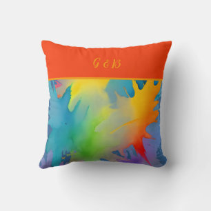 Coussin arc-en-ciel lgbtq