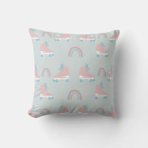 Coussin Arc-en-ciel Patinage Motif Patinage à rouleaux