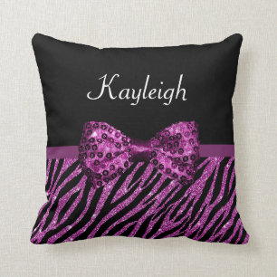 Coussin Arc pourpre chic de tape-à-l'oeil de FAUX