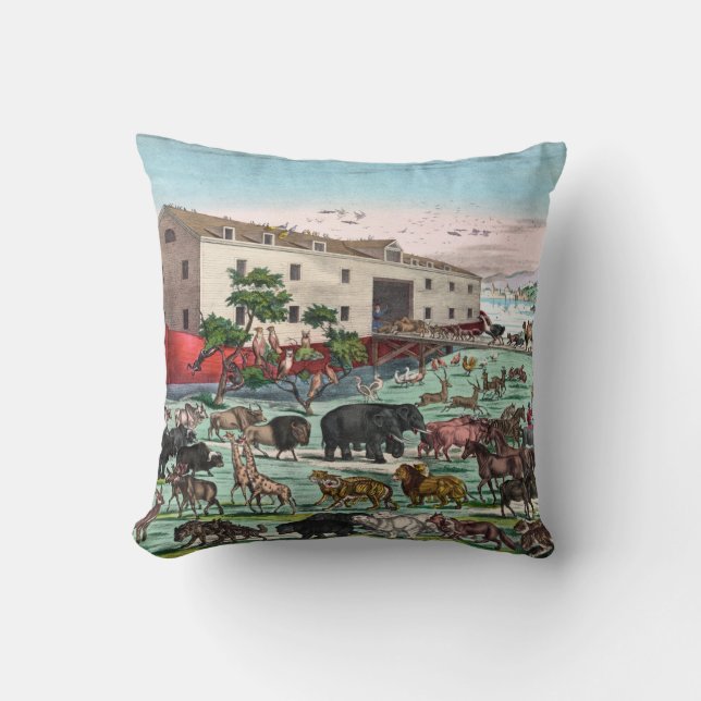 Coussin Arche de Noé (Recto)