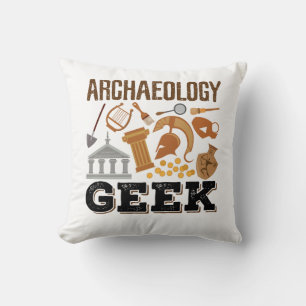 Coussin Archéologie Geek Archéologiste Étudiant Amoureux