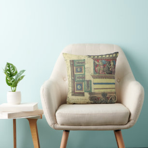 Coussin Architecture Ancienne, Colonne avec Moulure de Cor