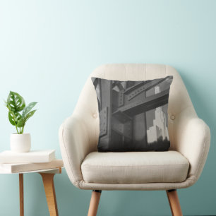 Coussin Architecture de gratte-ciel de construction en aci