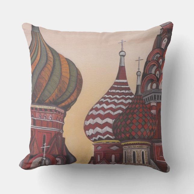 Coussin Architecture russe (Recto)