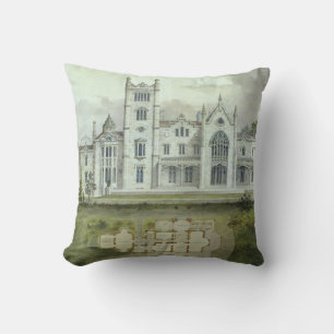 Coussin Architecture vintage, Plan Château Français