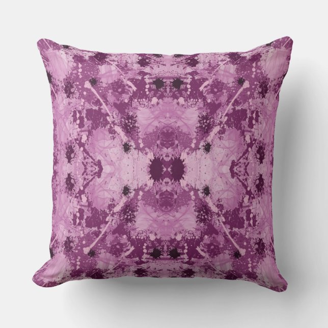 Coussin Arêtes douces roses (Recto)