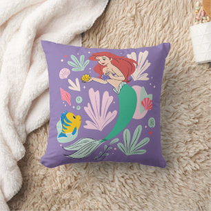 Coussin Ariel & Flounder’s Undersea Shell-abration !