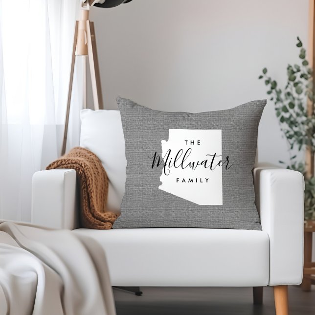 Coussin Arizona Famille Monogramme État Pilote (Créateur téléchargé)