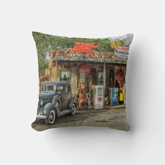 Coussin Arizona Route 66 (Recto)