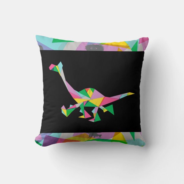 Coussin Arlo Abstrait Silhouette (Recto)