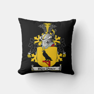 Coussin Armoiries de Den Otter - Armoiries de la famille