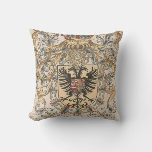 Coussin Armoiries de l'empereur romain germanique Charles