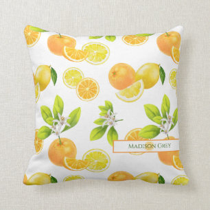 Coussin Arômes d'agrumes Oranges et citrons Patten