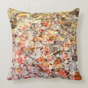 Coussin arrière - plan abstrait Cool, moderne et coloré