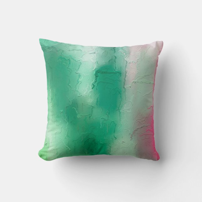 Coussin Arrière - plan abstrait graphique de trait de bros (Recto)