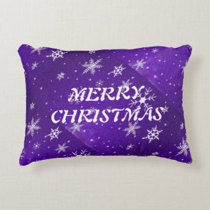 Coussin Arrière - plan bleu violet blanc
