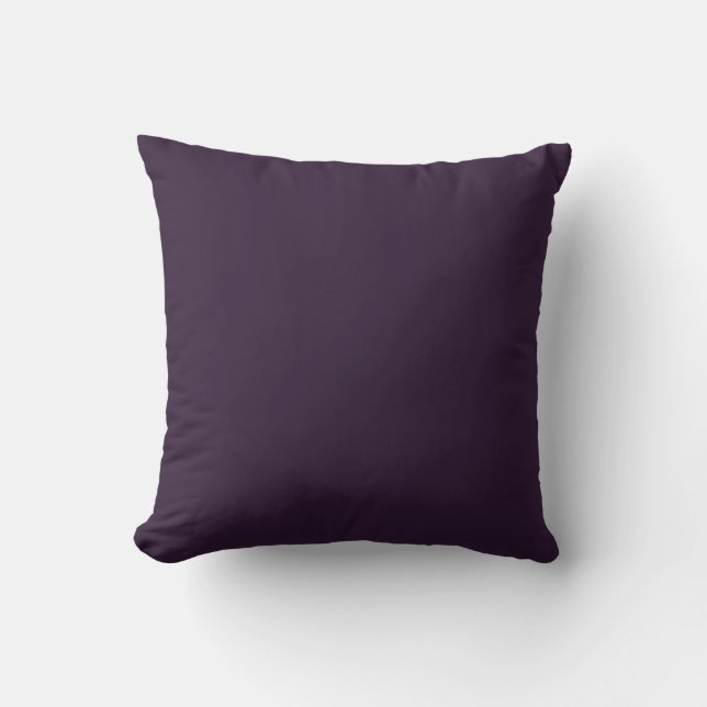 Coussin Arrière - plan couleur vive violet foncé (Recto)