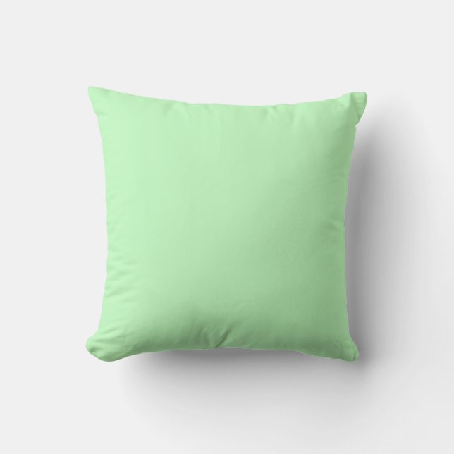 Coussin Arrière - plan de couleur bleu vert pastel (Recto)