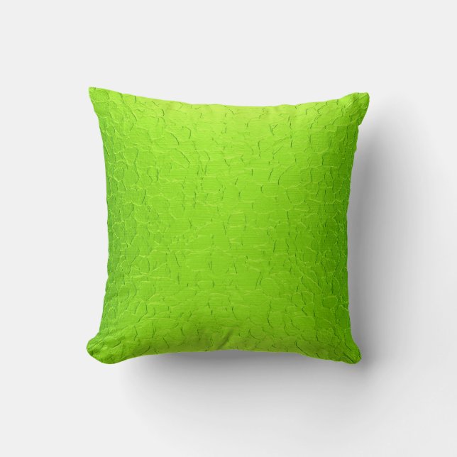 Coussin Arrière - plan de luxe Lime | Art Abstrait (Recto)