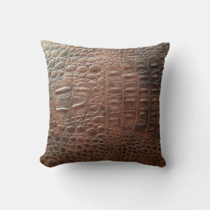 Coussin Arrière-plan en cuir véritable texture, embo