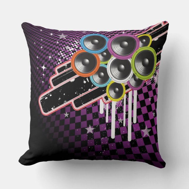 Coussin Arrière - plan grunge (Recto)