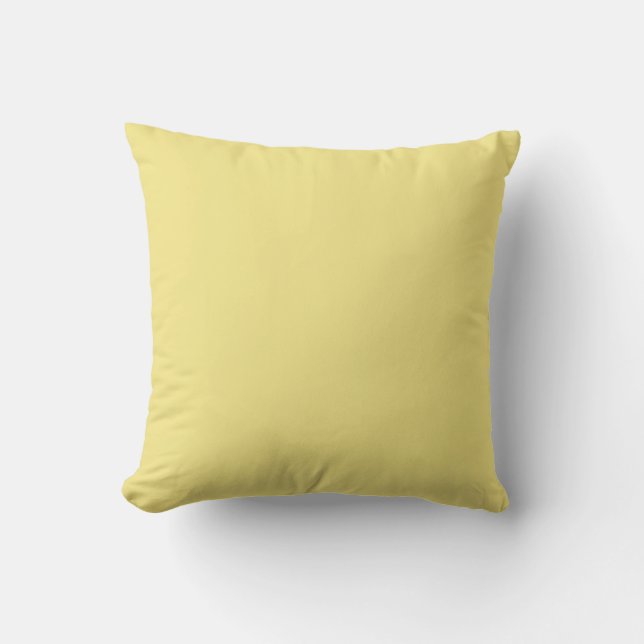 Coussin Arrière - plan jaune de maïs pastel prêt à customi (Recto)