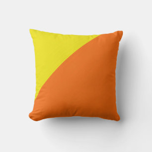 Coussin Arrière - plan jaune et orange clair