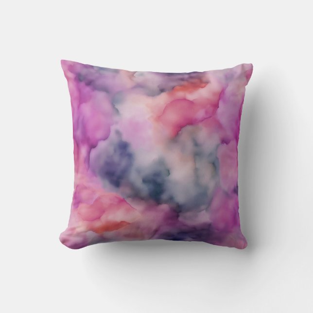 Coussin Arrière - plan marbré violet (Recto)