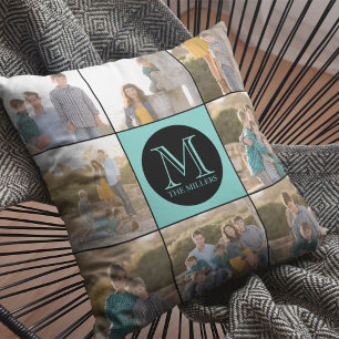 Coussin Arrière - plan modifiable couleur ronde photo