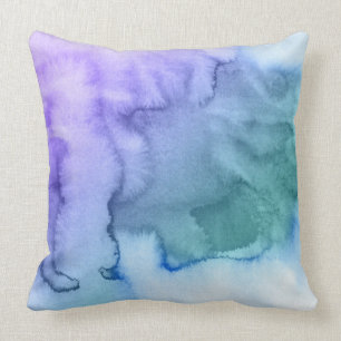 Coussin Arrière - plan peint à la main 6 d'aquarelle